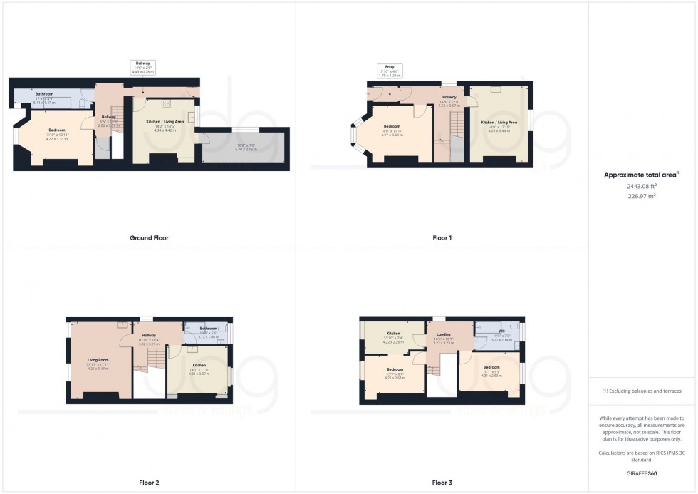 Floorplan for South Road, Lancaster, LA1