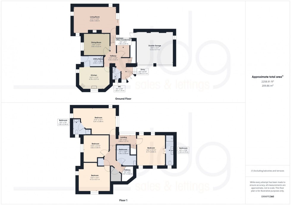 Floorplan for Millar Court, Lancaster, LA1