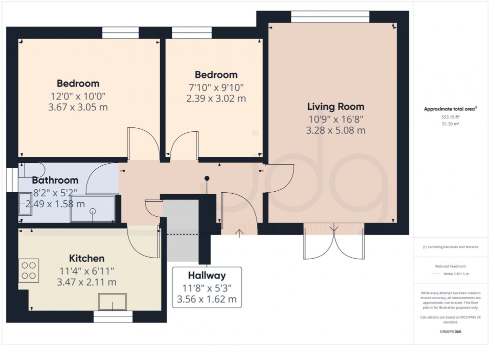 Floorplan for Stanley Road, Morecambe, LA3