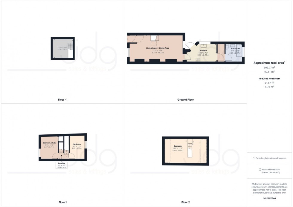 Floorplan for Alfred Street, Lancaster, LA1