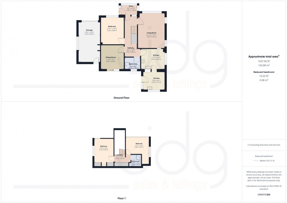 Floorplan for Lythe Fell Avenue, Halton, LA2