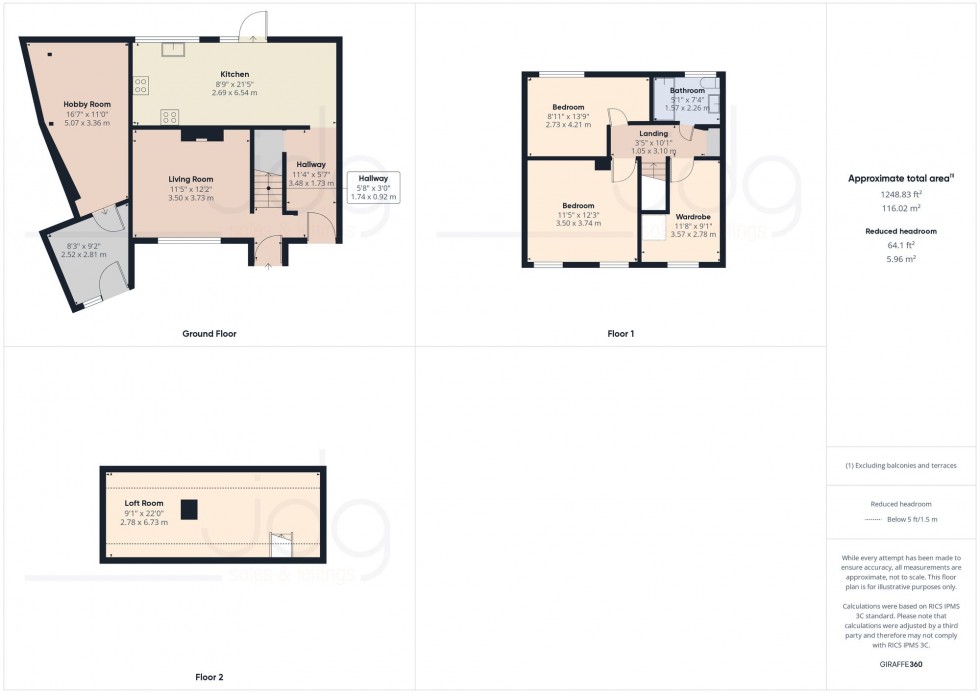 Floorplan for Thirlmere Road, Lancaster, LA1