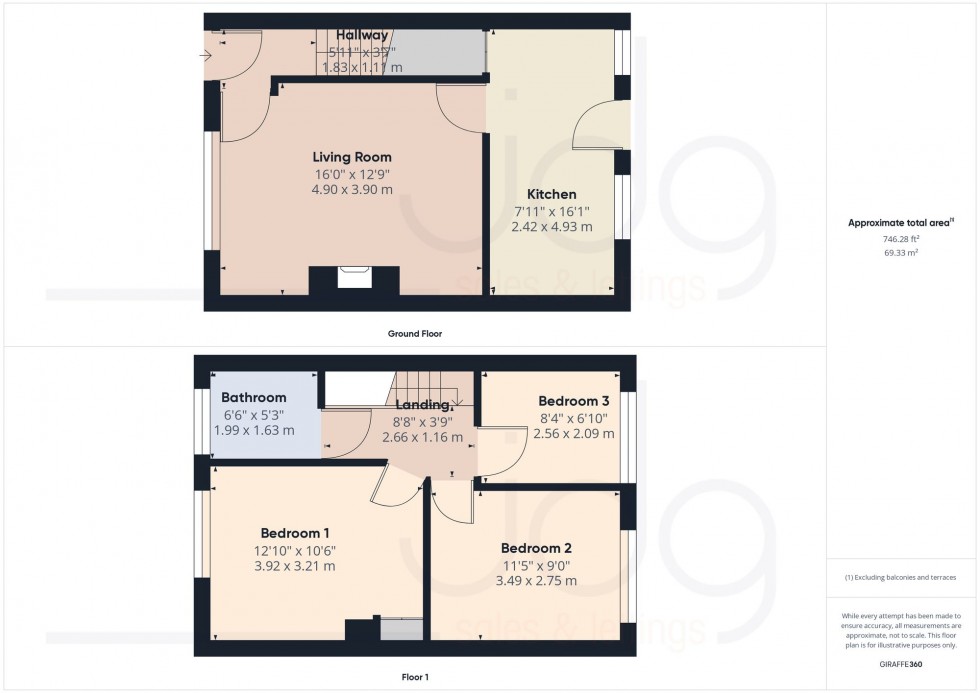 Floorplan for Stanley Place, Lancaster, LA1