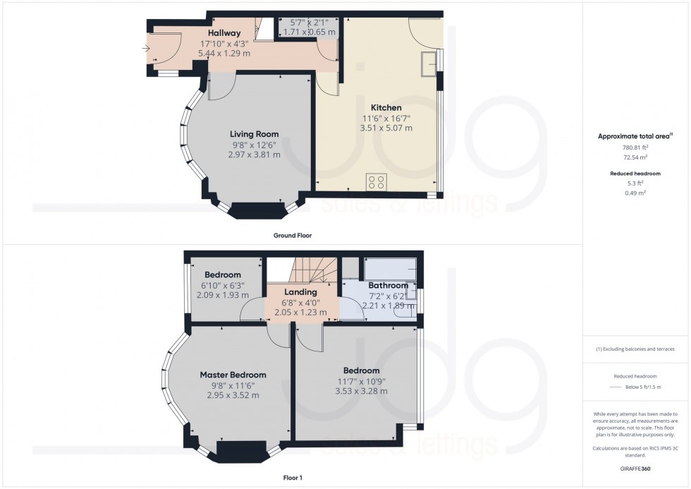 Floorplan for Morecambe Road, Lancaster, LA1