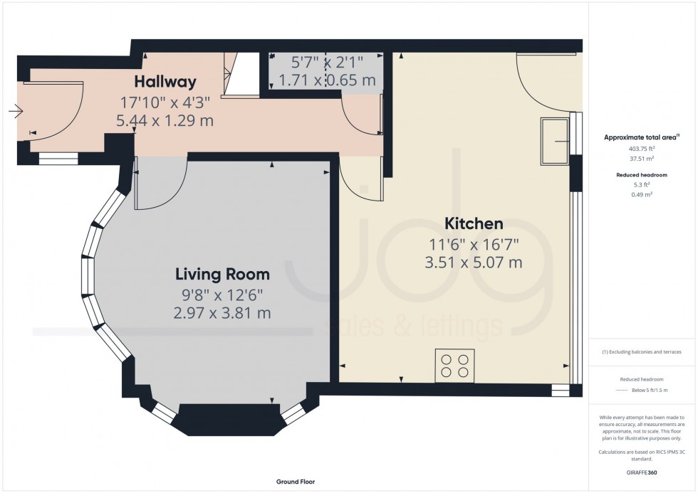 Floorplan for Morecambe Road, Lancaster, LA1