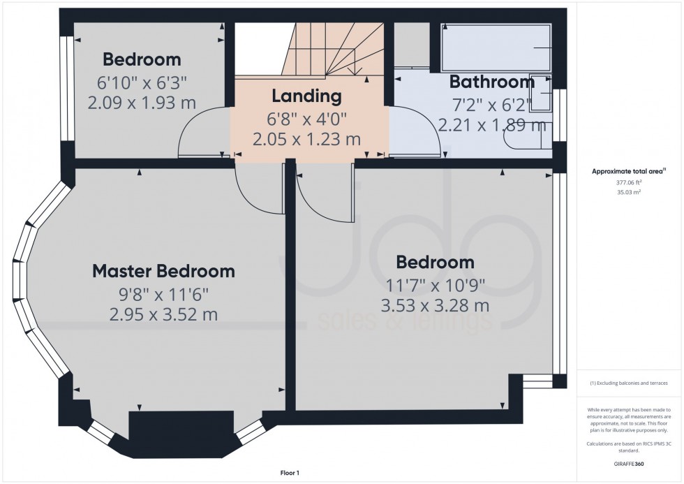 Floorplan for Morecambe Road, Lancaster, LA1