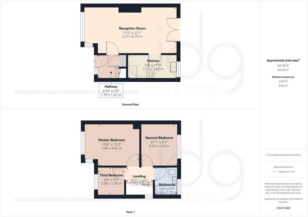 Floorplan for Malvern Avenue, Lancaster, LA1