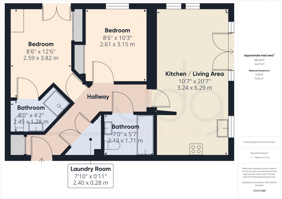 Floorplan for New Quay Road, Lancaster, LA1