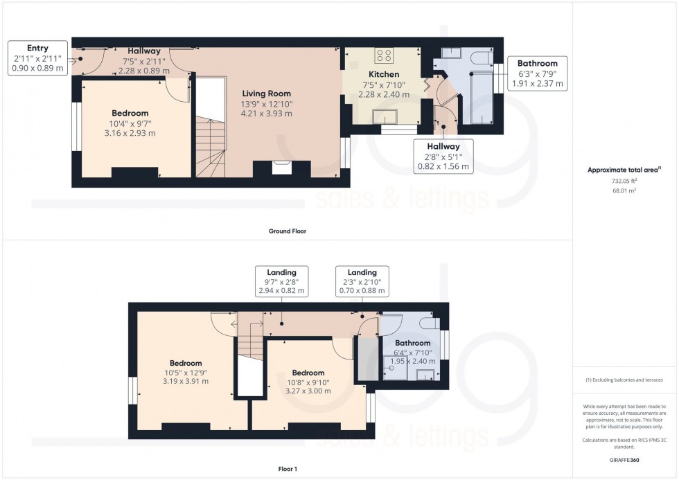 Floorplan for Avondale Road, Lancaster, LA1