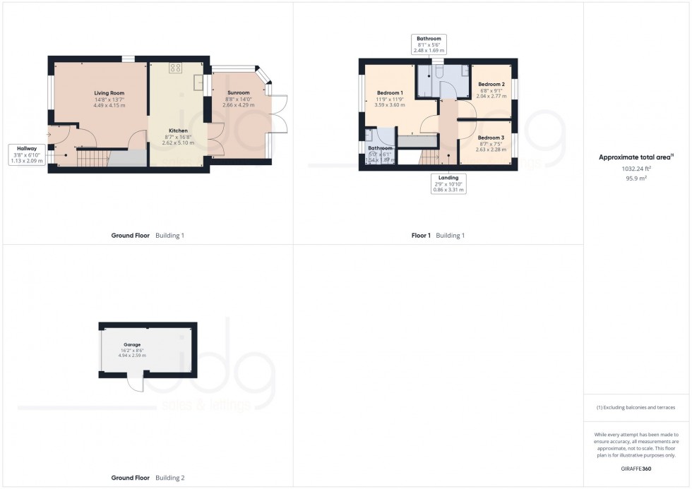 Floorplan for Alderley Heights, Lancaster, LA1