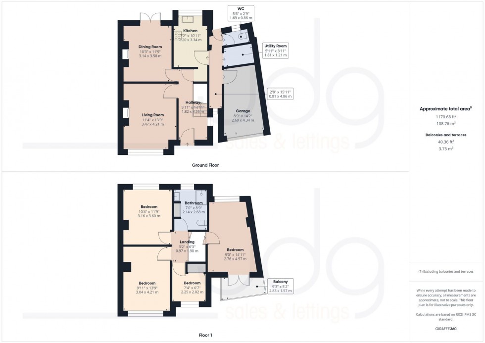 Floorplan for Glen View Crescent, Heysham, LA3