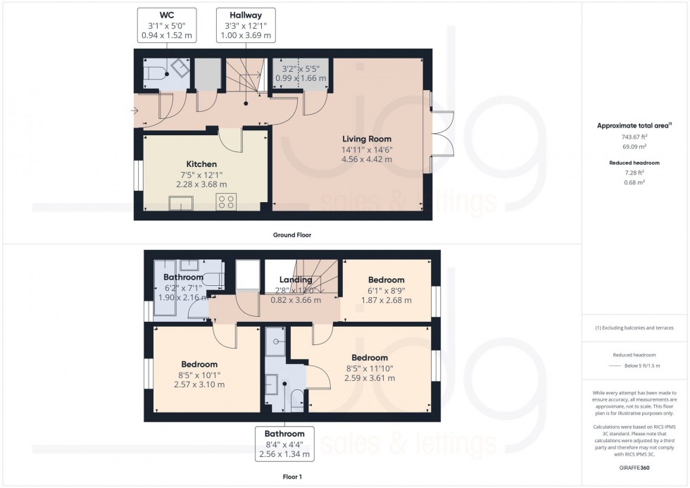 Floorplan for Africa Drive, Lancaster, LA1