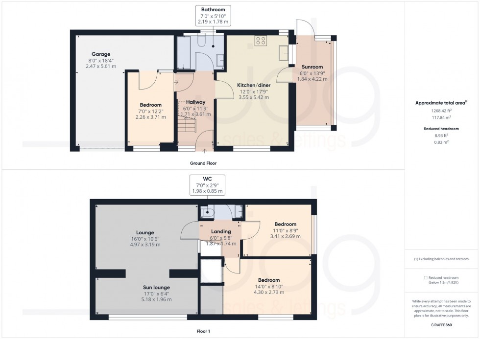 Floorplan for Barton Road, Lancaster, LA1