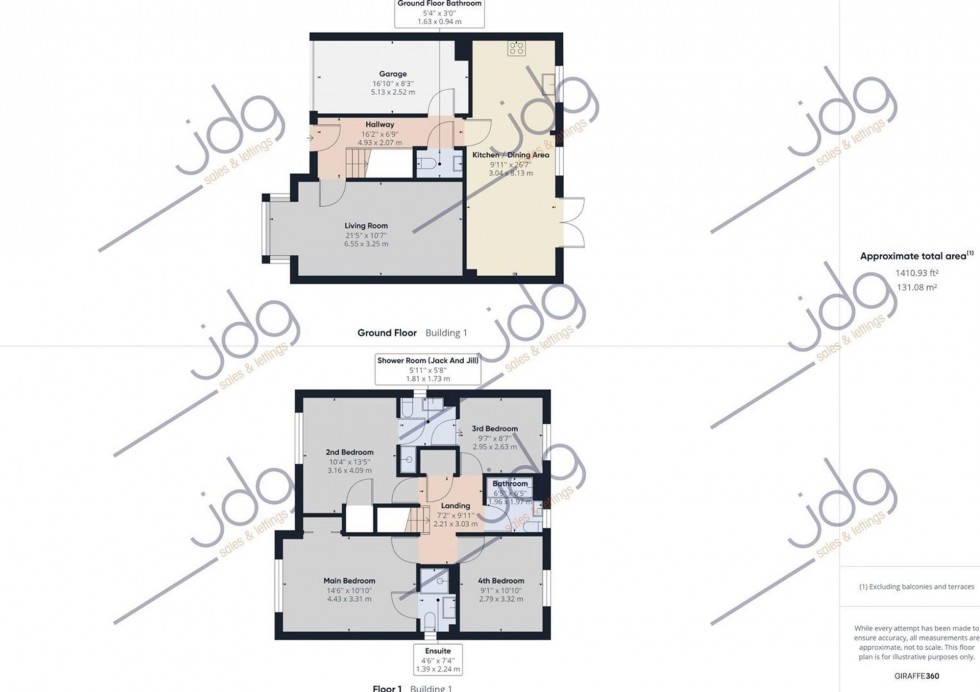 Floorplan for Pottery Gardens, Lancaster, LA1