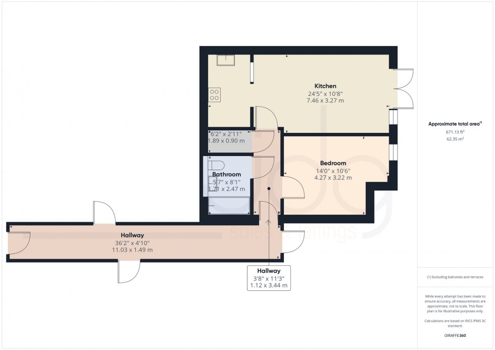 Floorplan for Bowland House, 13 Guidem Park, LA1