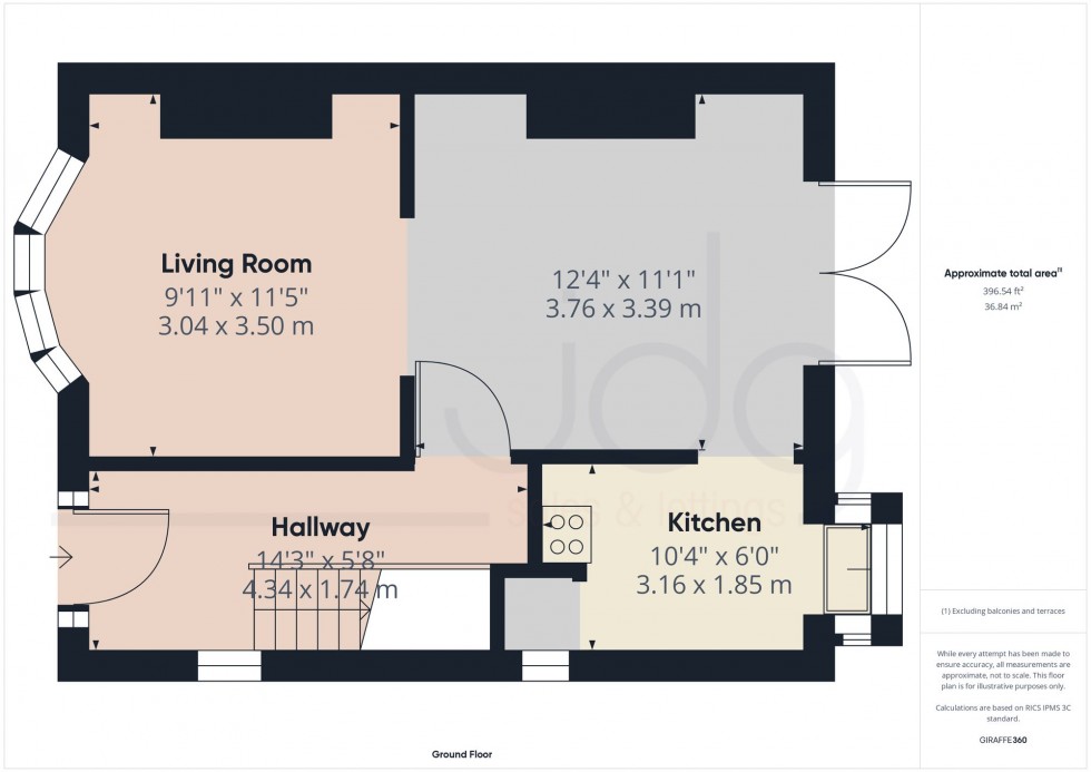 Floorplan for Lincoln Road, Lancaster, LA1