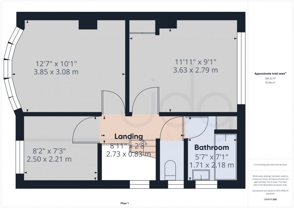 Floorplan for Nicholson Crescent, Morecambe, LA4