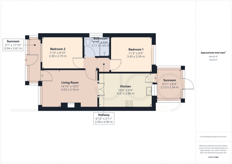 Floorplan for Repton Avenue, Morecambe, LA4