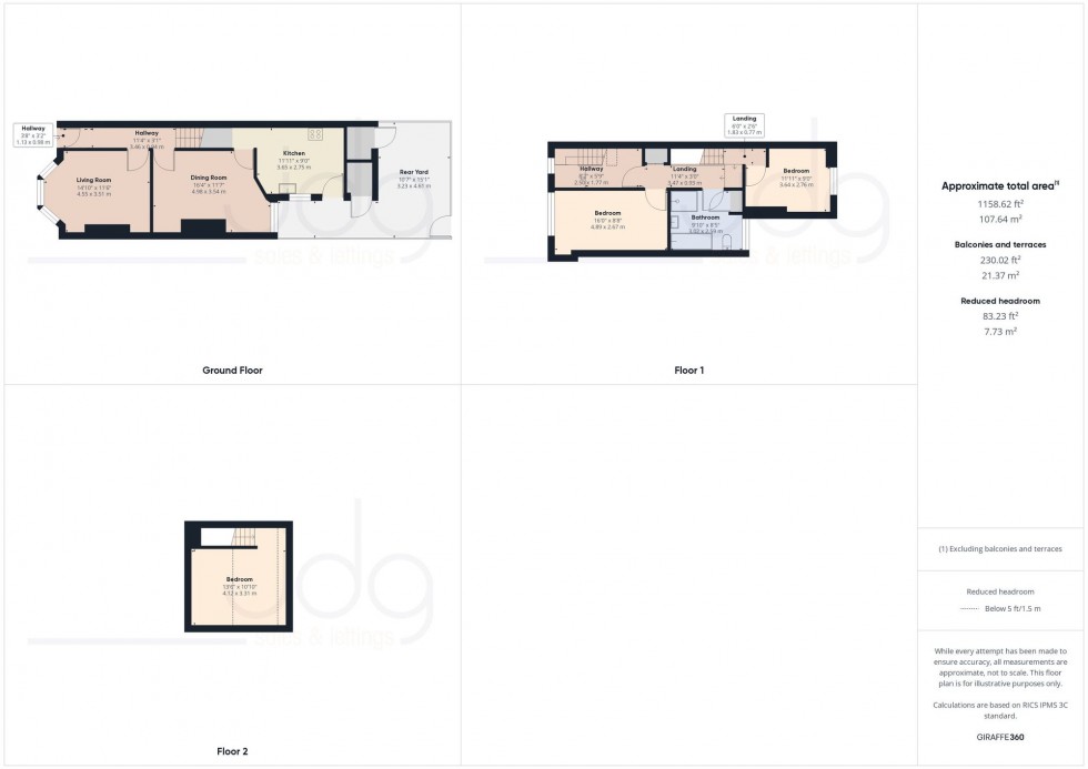 Floorplan for Ulster Road, Lancaster, LA1