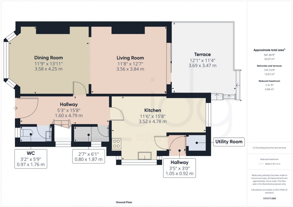 Floorplan for Richmond Avenue, Morecambe, LA4