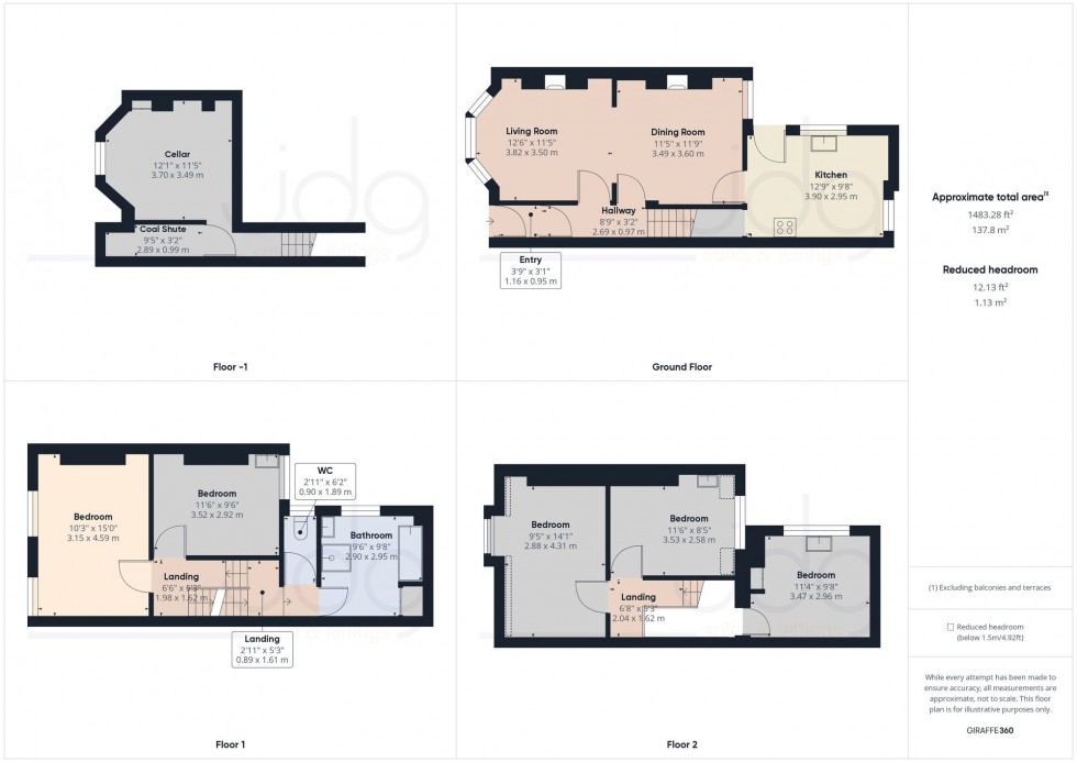 Floorplan for Central Drive, Morecambe, LA4