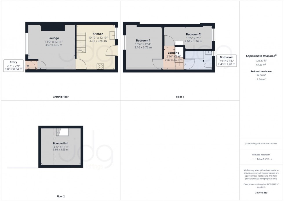 Floorplan for Trafalgar Road, Lancaster, LA1