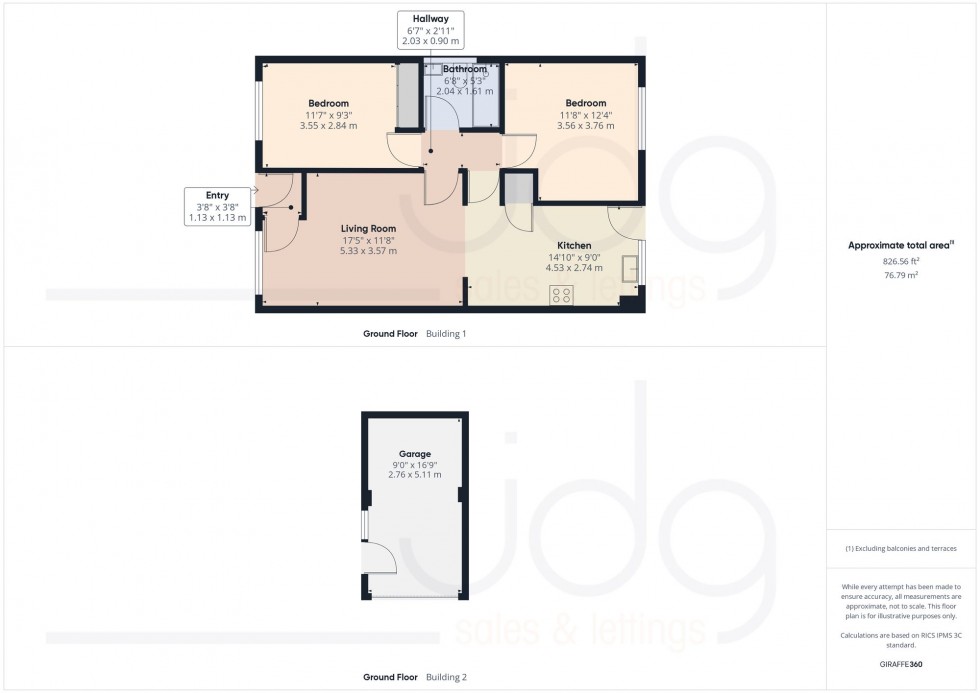 Floorplan for Redwood Drive, Morecambe, LA4