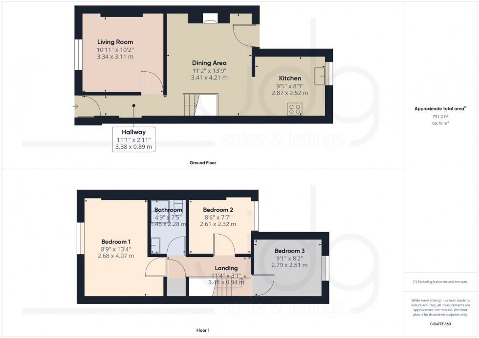 Floorplan for Ashbrook Street, Lancaster, LA1