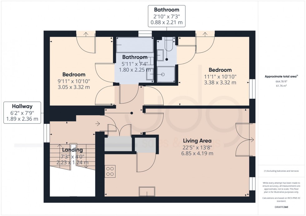 Floorplan for Mears Beck Close, Heysham, LA3