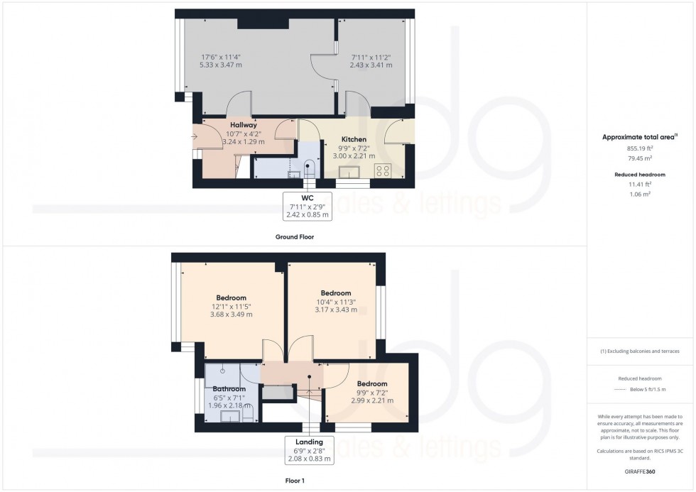 Floorplan for Anthony Road, Lancaster, LA1