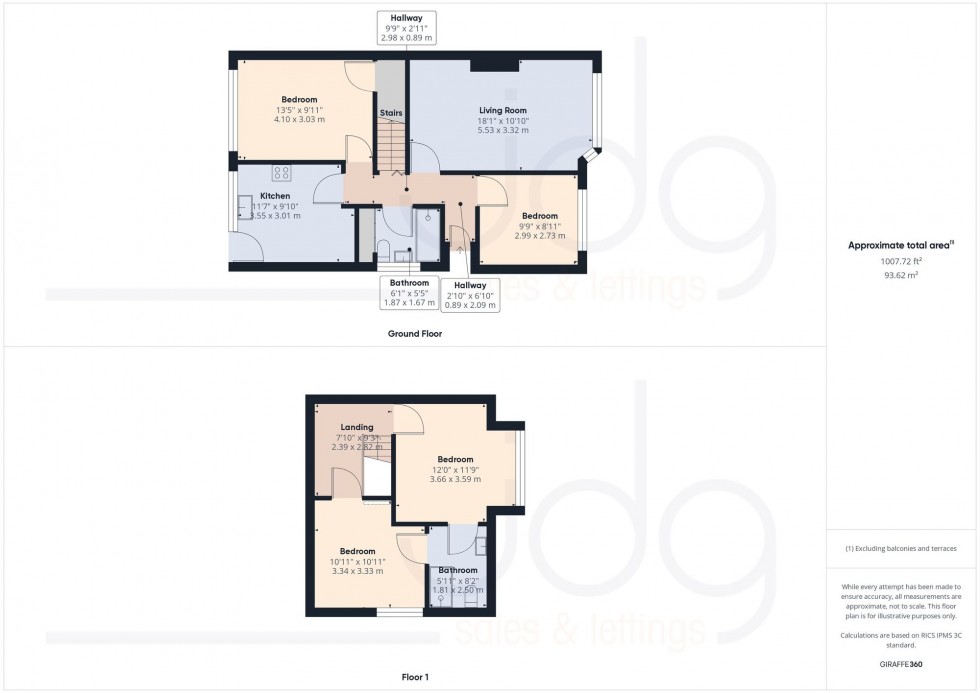 Floorplan for Piccadilly Close, Scotforth, LA1