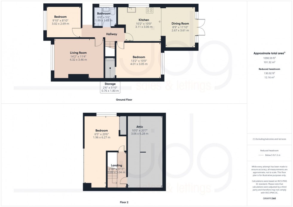 Floorplan for Chequers Avenue, Lancaster, LA1