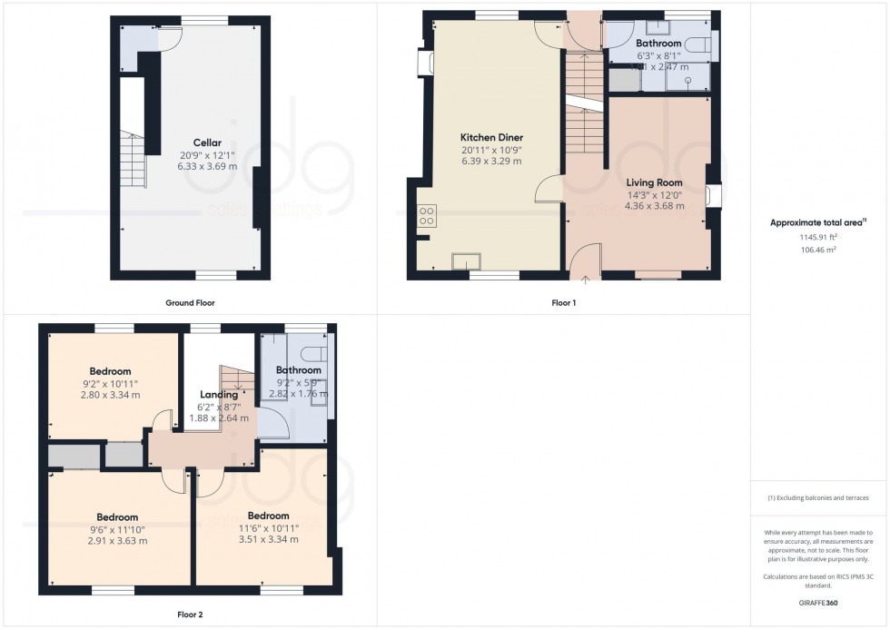 Floorplan for Ashton Road, Lancaster, LA1