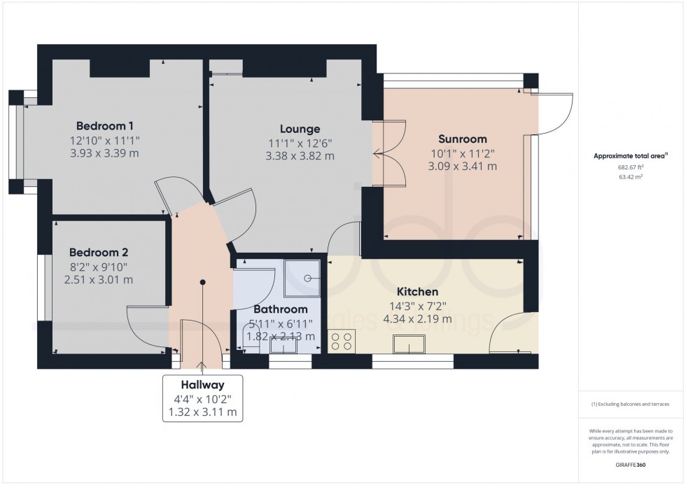 Floorplan for Scott Road, Morecambe, LA3