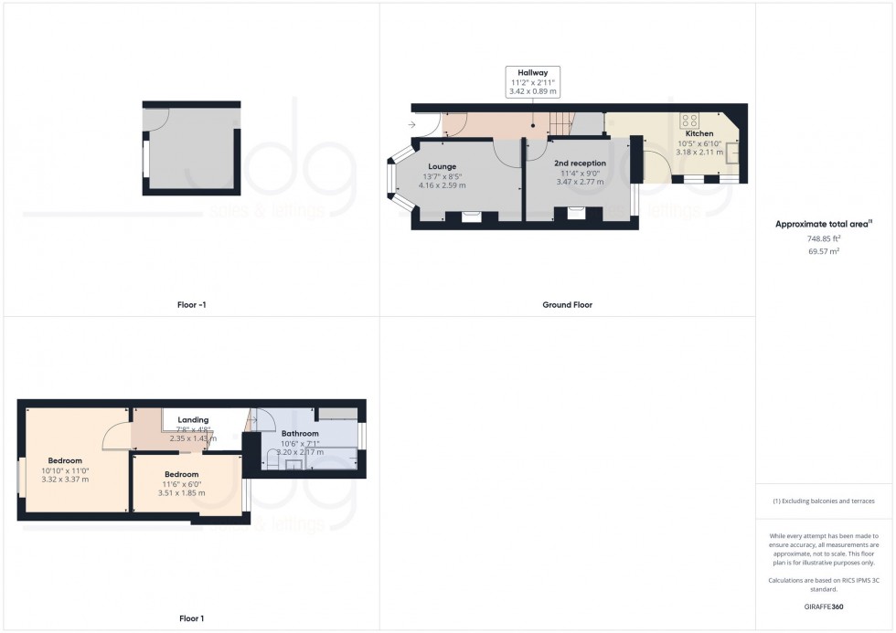 Floorplan for Windermere Road, Lancaster, LA1