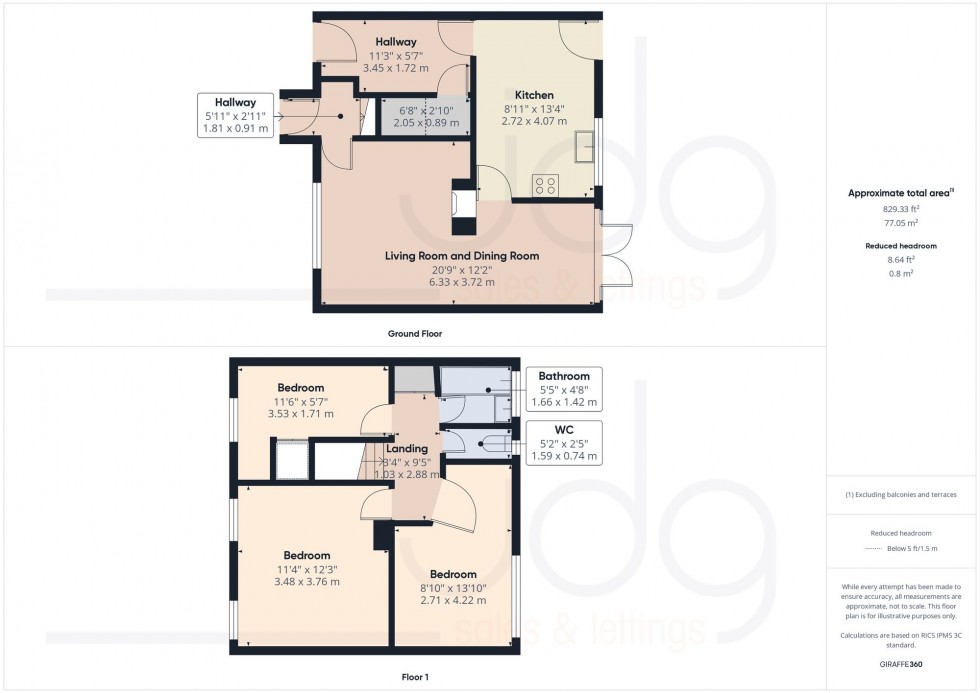 Floorplan for Lyth Road, Lancaster, LA1