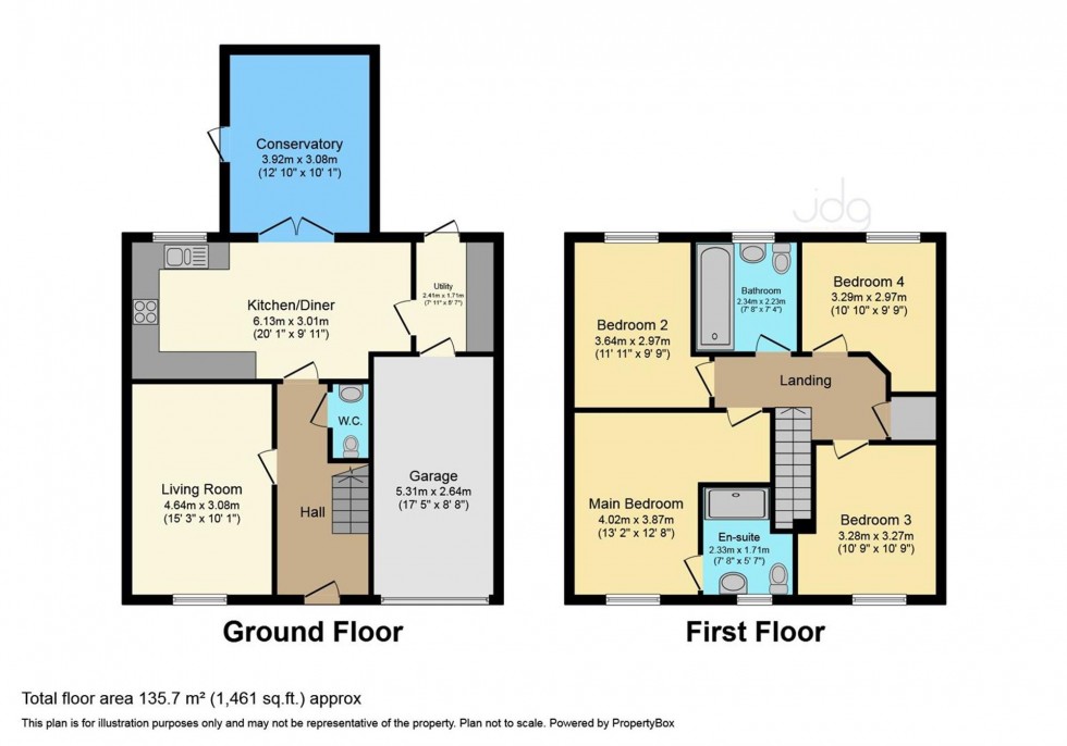 Floorplan for Coleman Drive, Lancaster, LA1