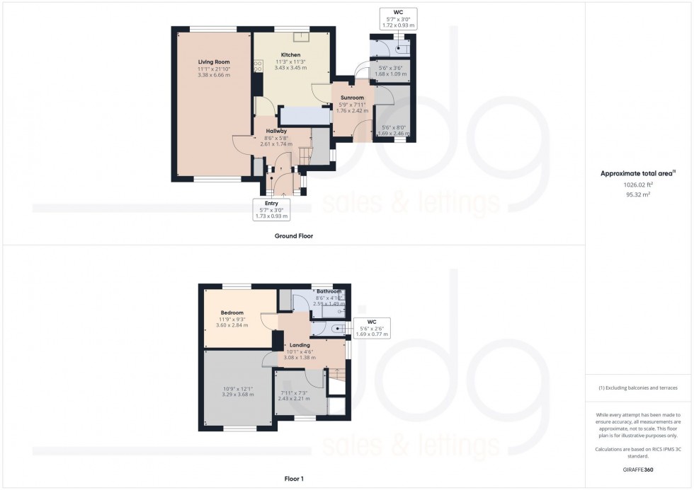 Floorplan for Abbeystead Drive, Lancaster, LA1