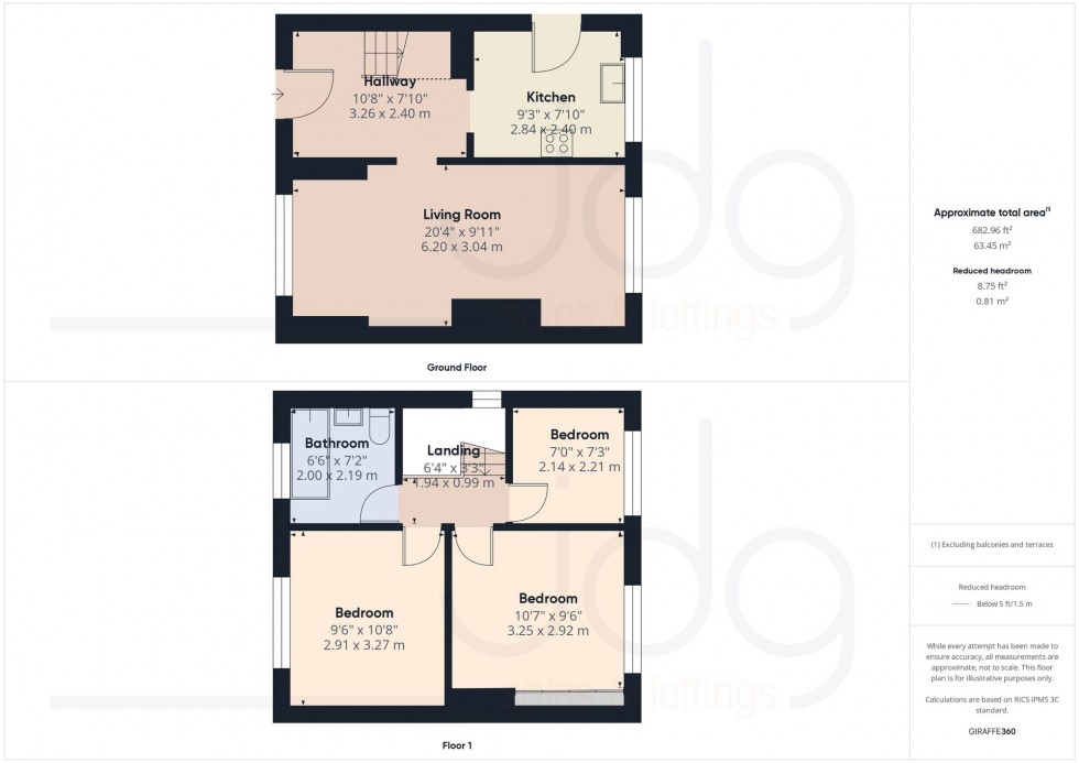 Floorplan for West Drive, Lancaster, LA1