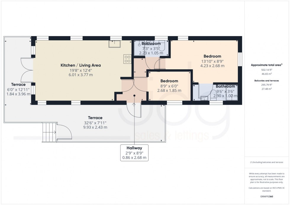 Floorplan for Westgate, Morecambe, LA4