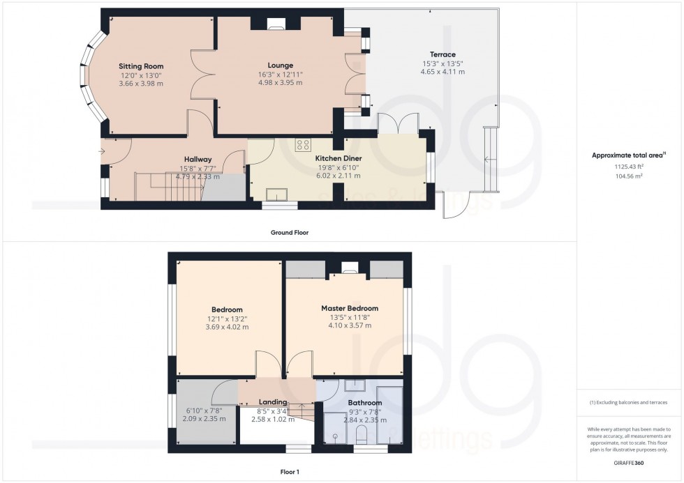 Floorplan for Lodges Grove, Morecambe, LA4