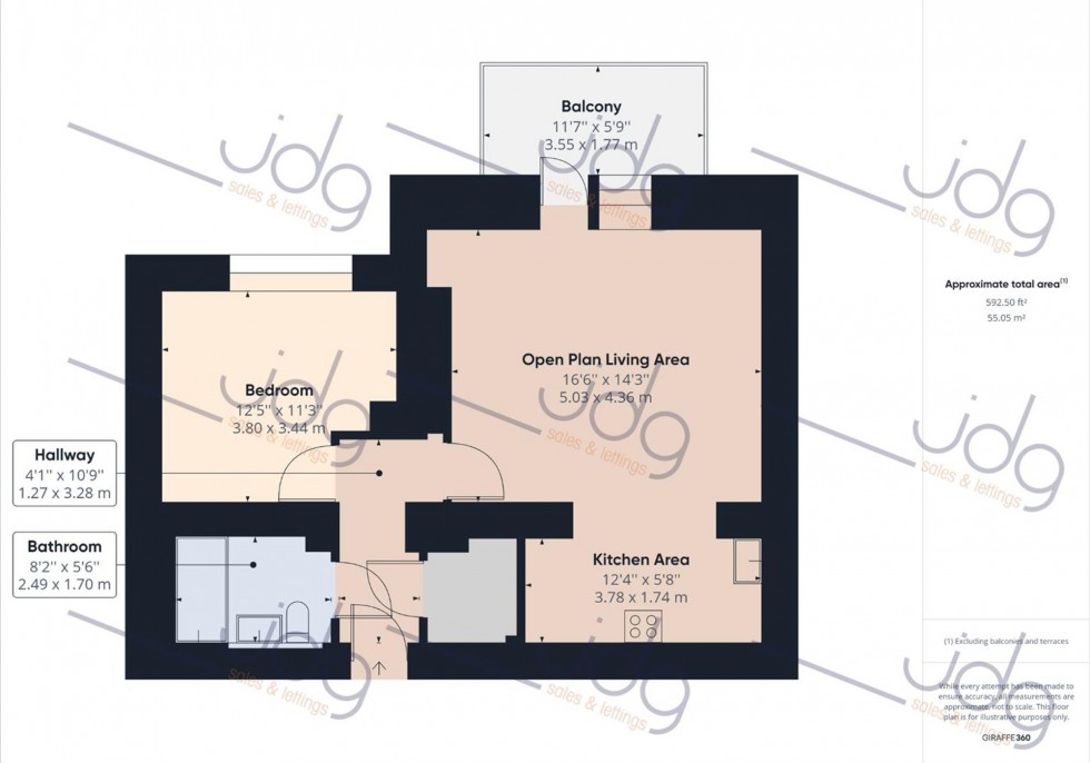 Floorplan for Kershaw Drive, The Residence Kershaw Drive, LA1