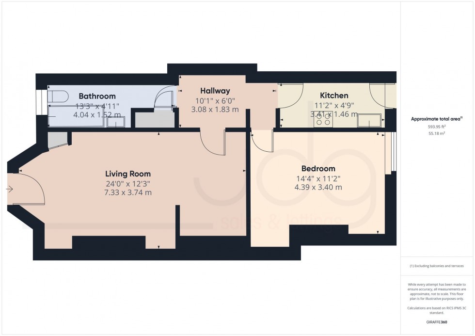 Floorplan for South Road, Lancaster, LA1