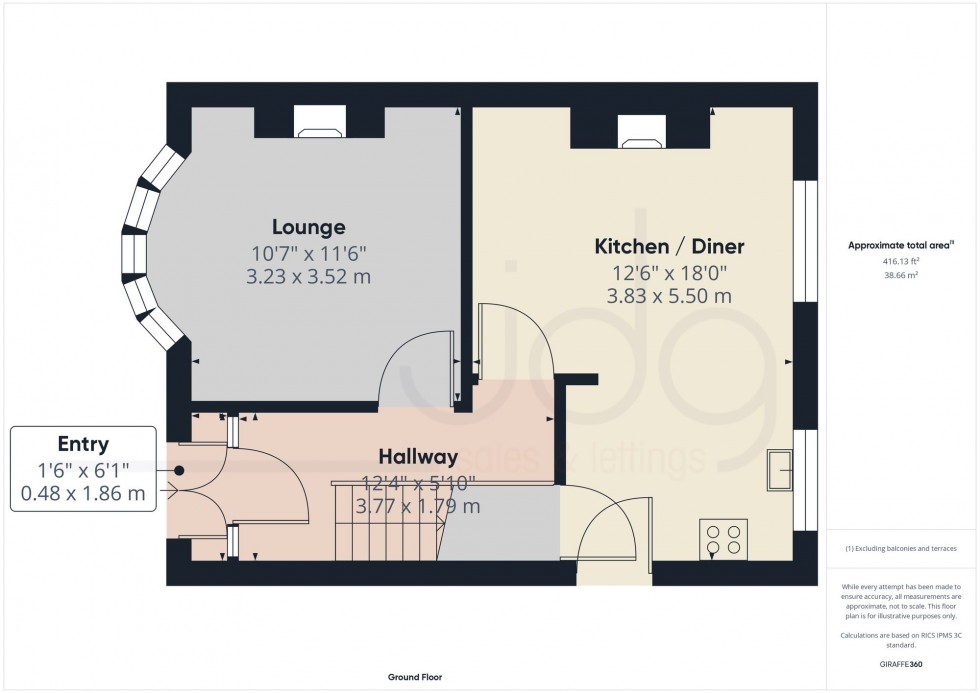 Floorplan for Sulby Drive, Lancaster, LA1