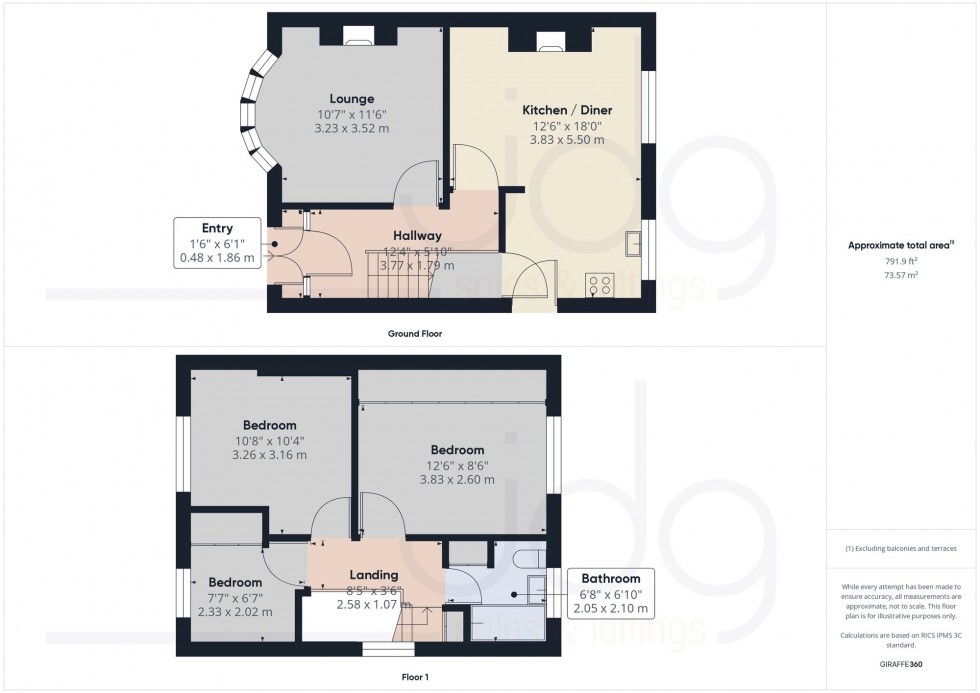 Floorplan for Sulby Drive, Lancaster, LA1