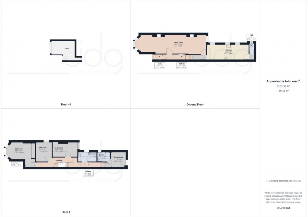 Floorplan for Halton Road, Lancaster, LA1