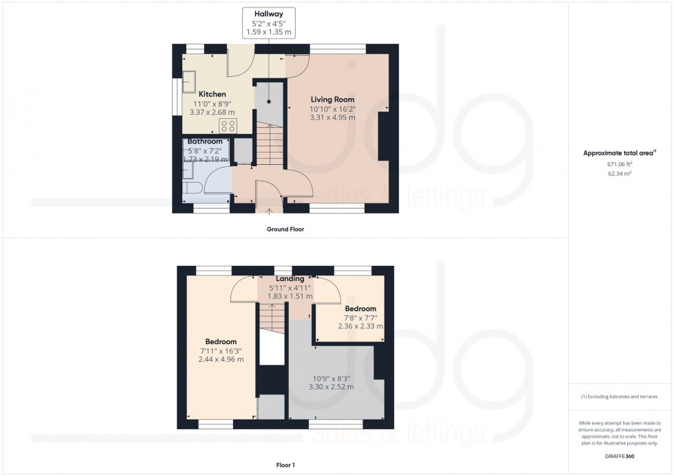 Floorplan for Howgill Avenue, Lancaster, LA1