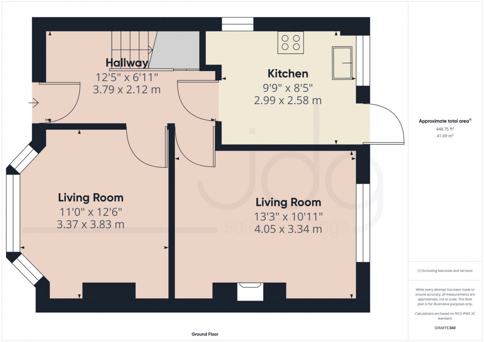 Floorplan for Halton Road, Lancaster, LA1