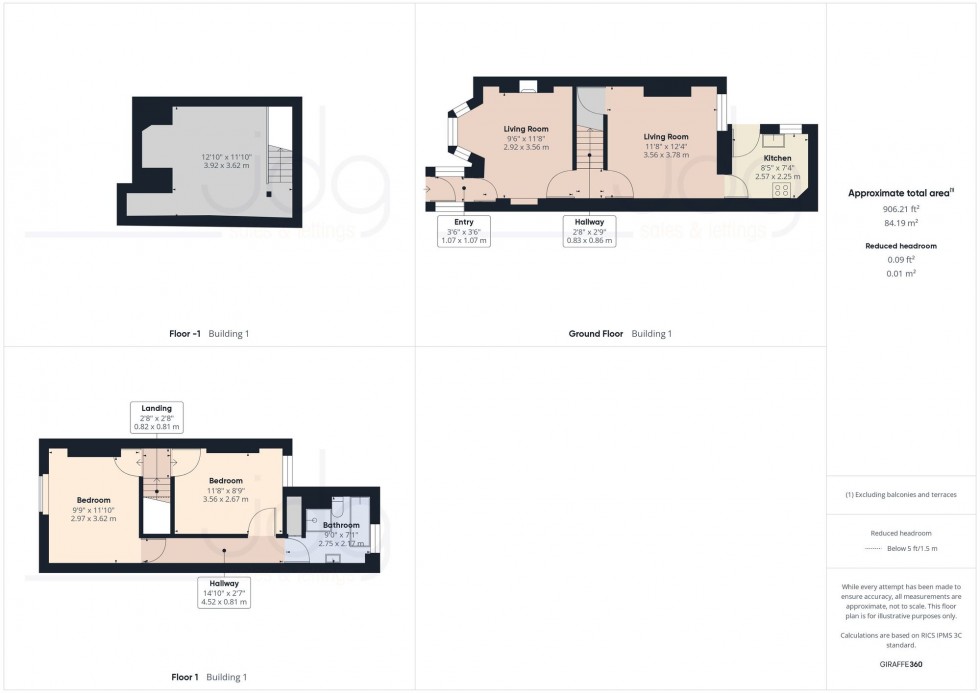 Floorplan for Windermere Road, Lancaster, LA1