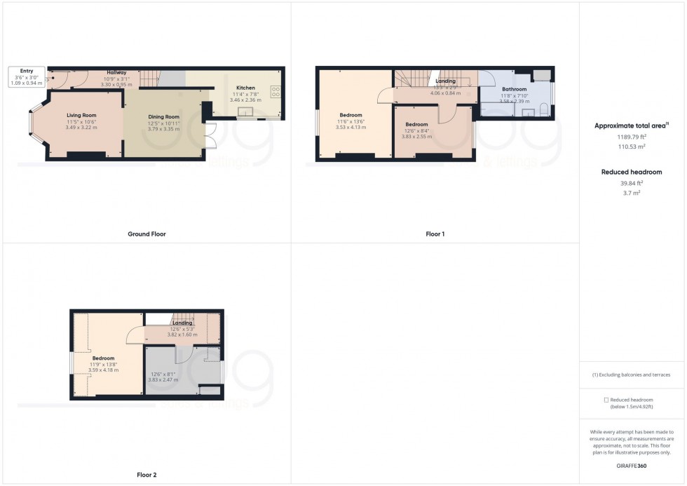 Floorplan for Milking Stile Lane, Lancaster, LA1